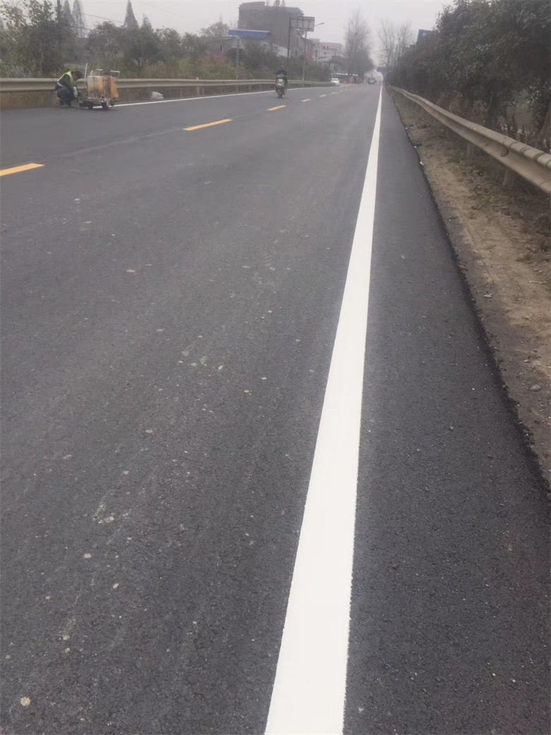 益阳南县306省道标线施工